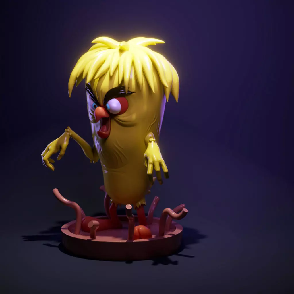 Monster Tweety - Looney Tunes 3D print model_2