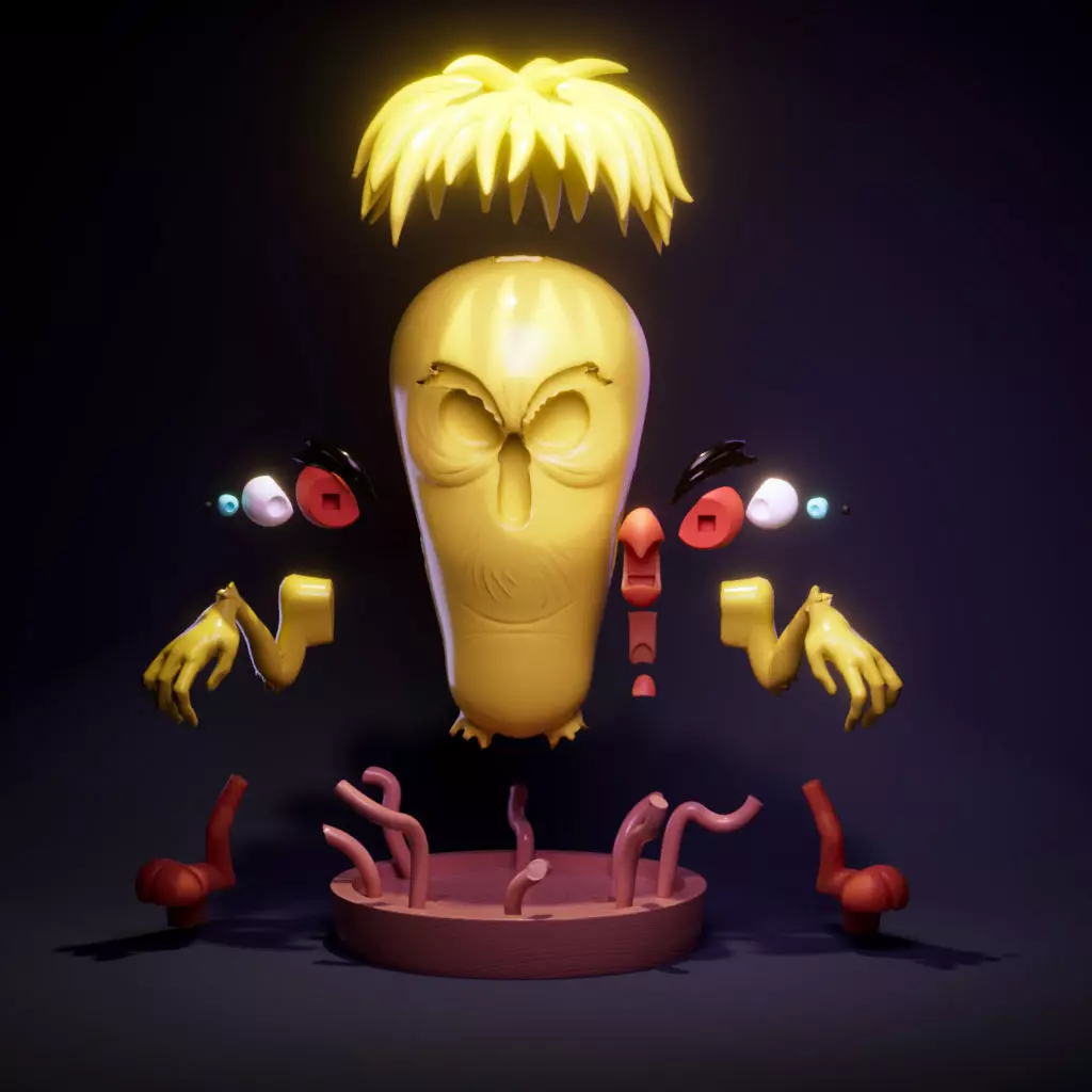Monster Tweety - Looney Tunes 3D print model_4