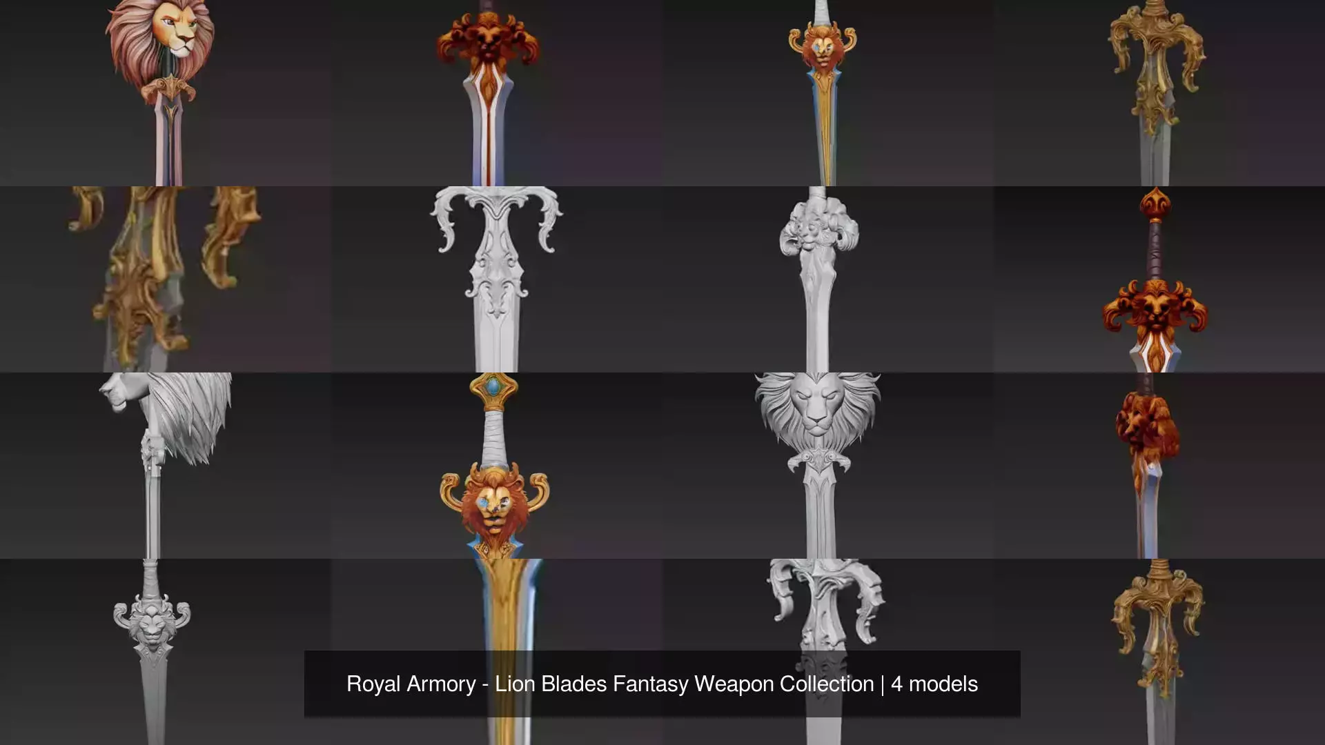 Royal Armory - Lion Blades Fantasy Weapon Collection _0
