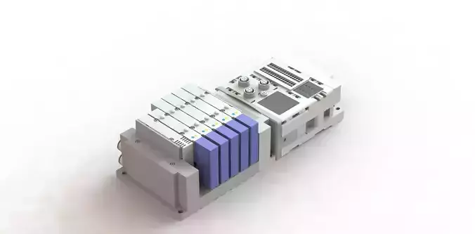 Bloco Manifold SMC SS5Y5 10S6F51 06B Block