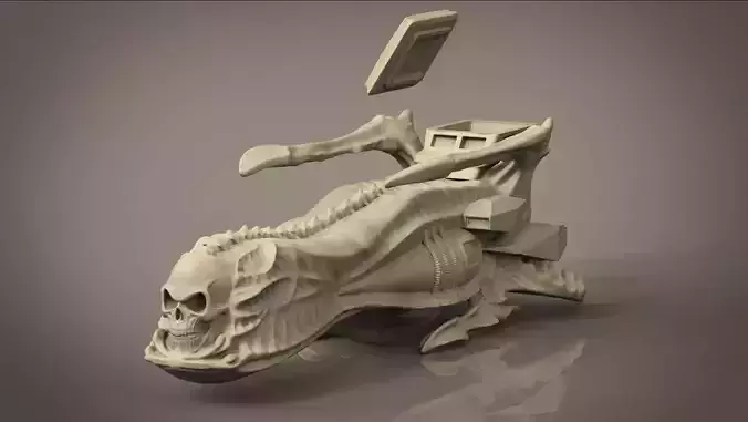 Arcadia Harlock ship box  casket 3D printable model 3D print model