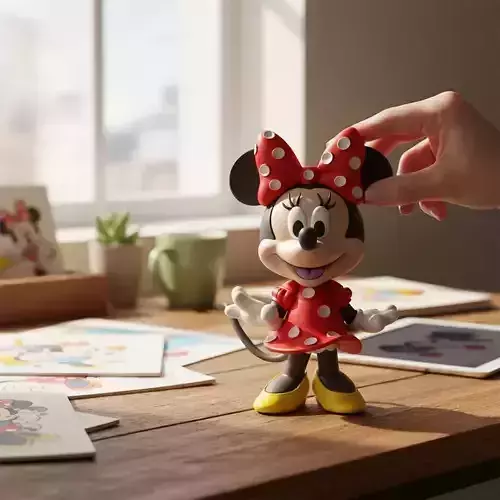 Minnie mouse multiparts multicolor