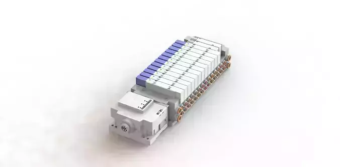 Bloco Manifold SMC SS5Y5 10S6WS2 14B C6D0 Block