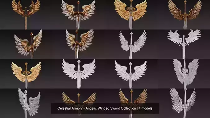 Celestial Armory - Angelic Winged Sword Collection