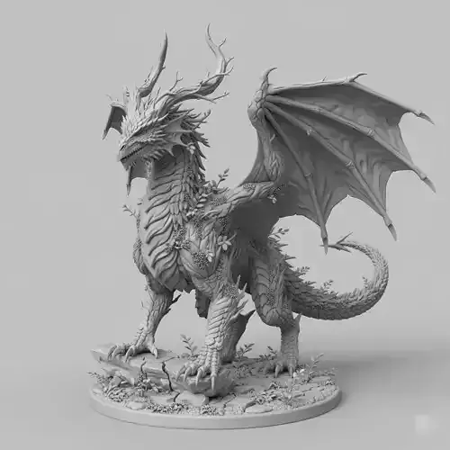 The Infernal Wyrm 3D print model