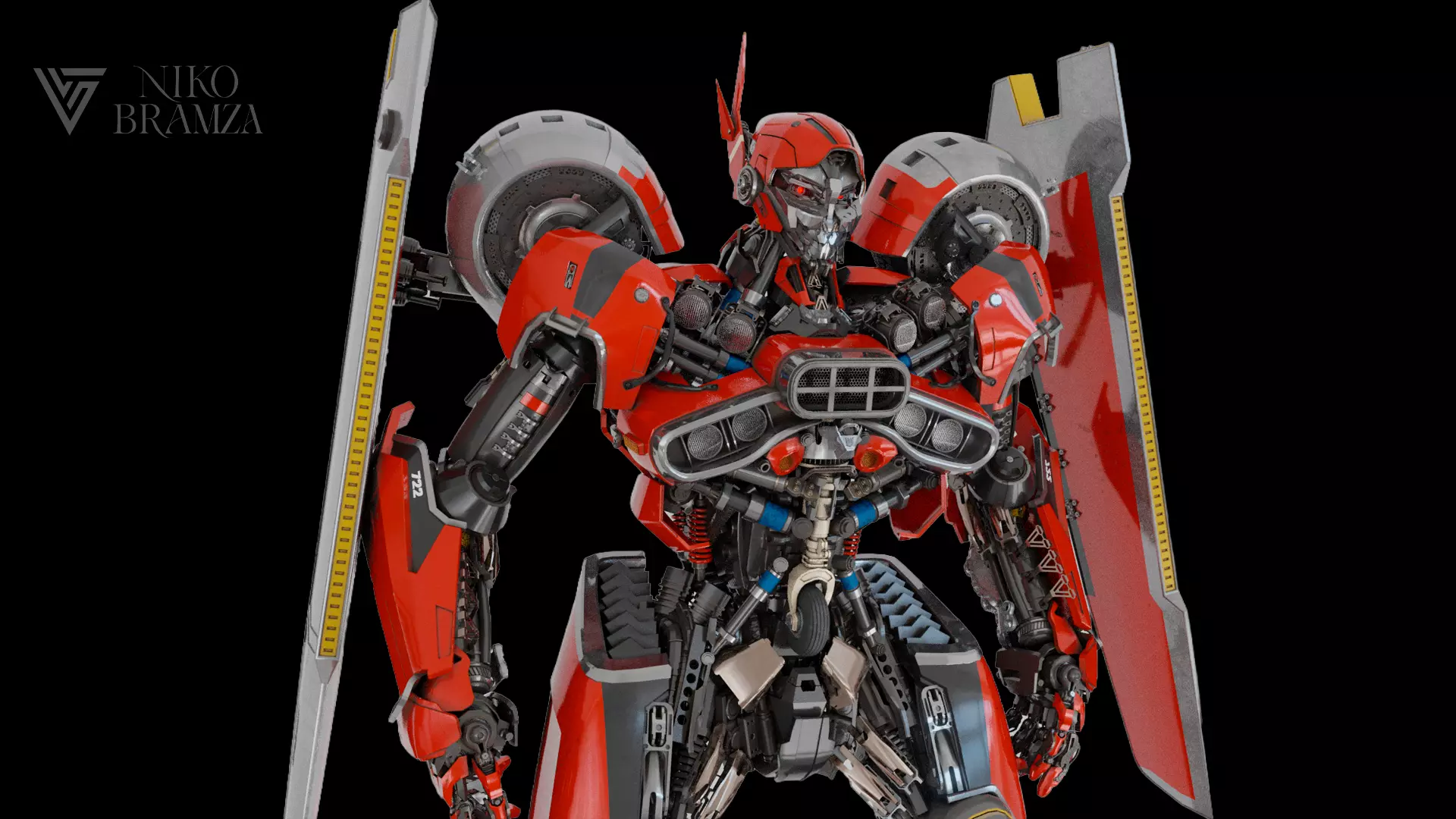 Transformers Shatter Bumblebee Movie 3D Model 3D model_2