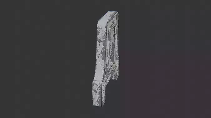 Cyrillic Alphabet Sign Block Large Stone