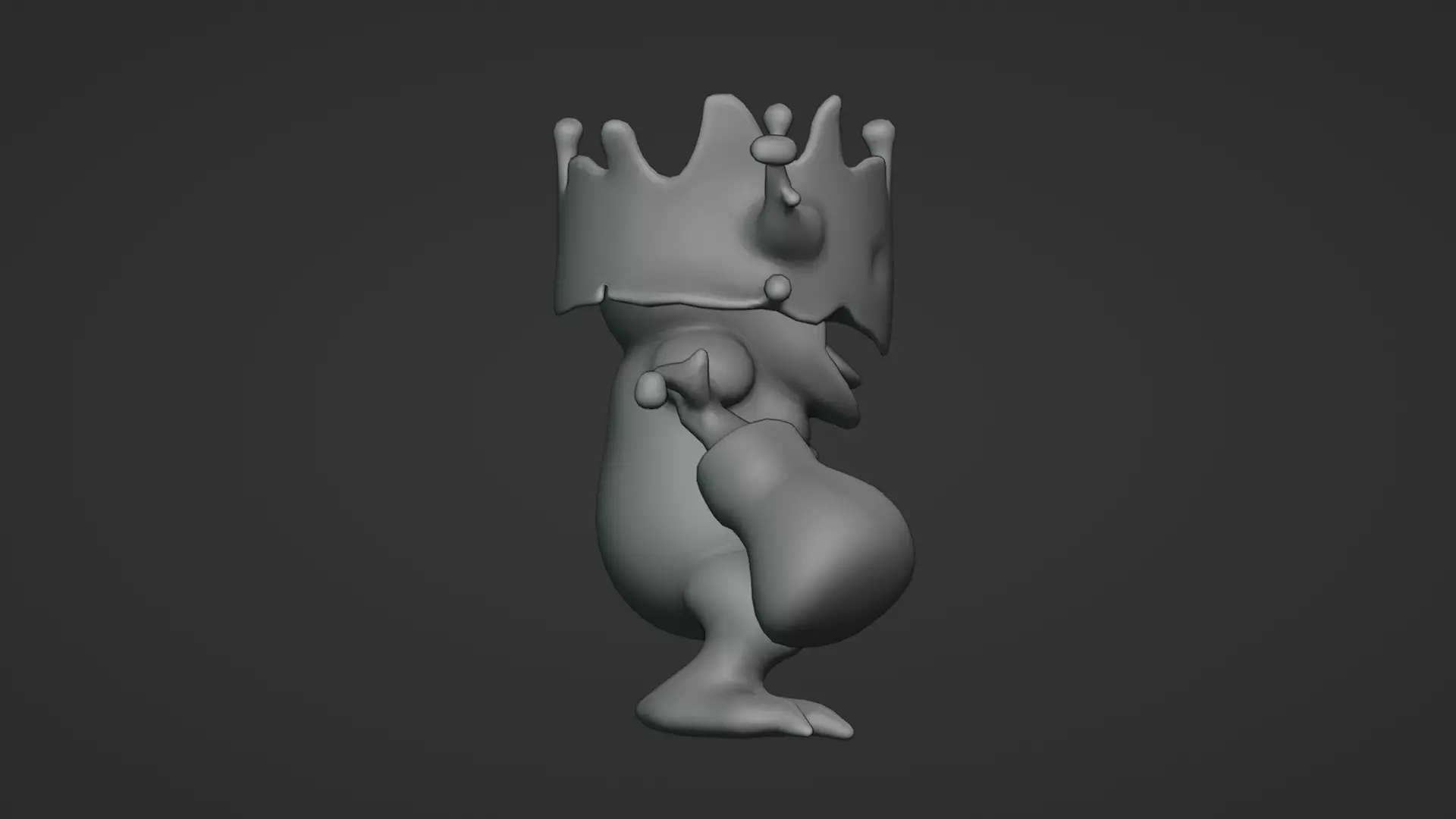 Tree Monster with Boxing Gloves Stylized Cartoon Low-poly 3D model_11