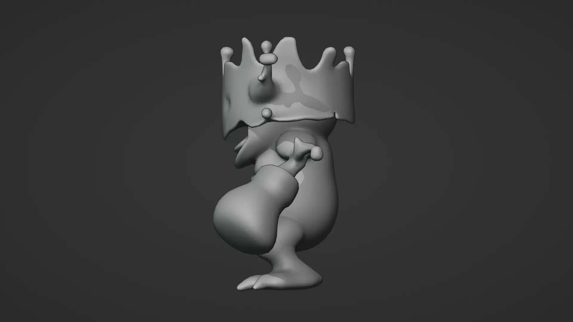 Tree Monster with Boxing Gloves Stylized Cartoon Low-poly 3D model_9