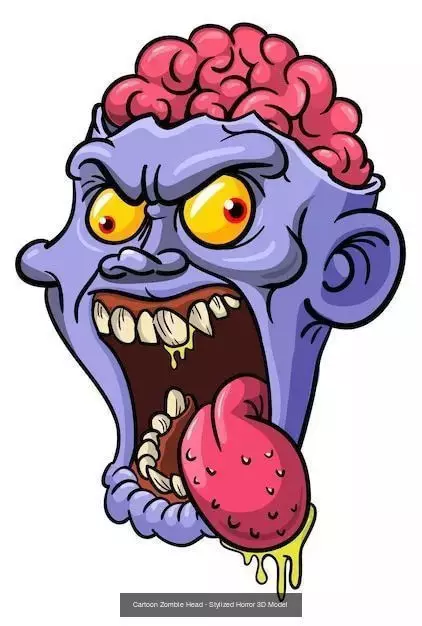 Undead Expressions - Stylized Zombie Head Collection _1