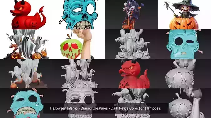 Halloween Inferno - Cursed Creatures - Dark Relics Collection