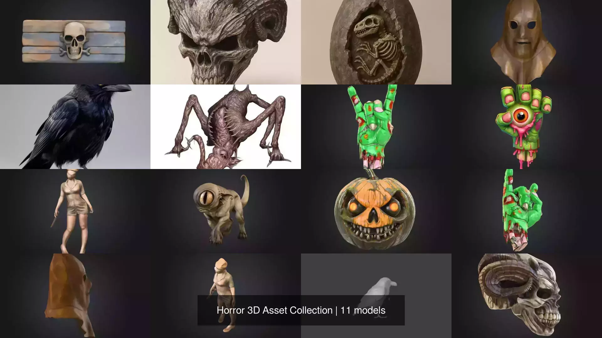 Horror 3D Asset Collection _0