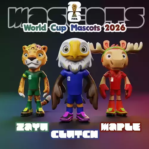 2026 World Cup Mascot Pack - Maple - Clutch - Zayu