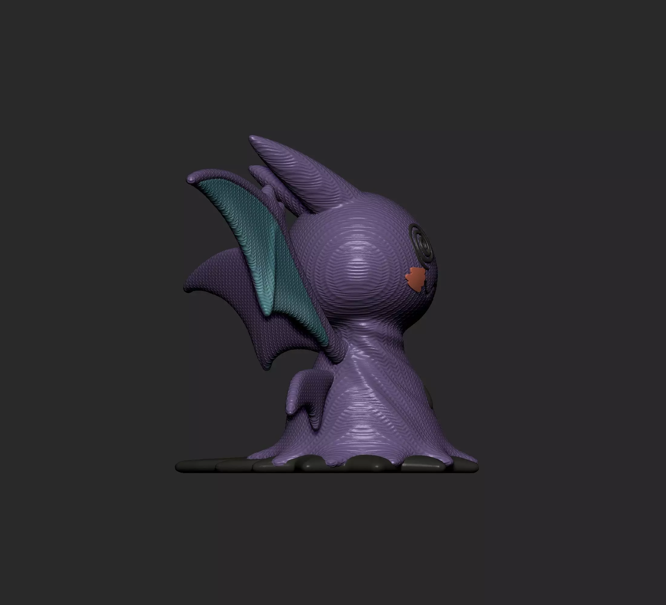 Pokemon - Mimikyu Zubat Golbat and Crobat 3D print model_4