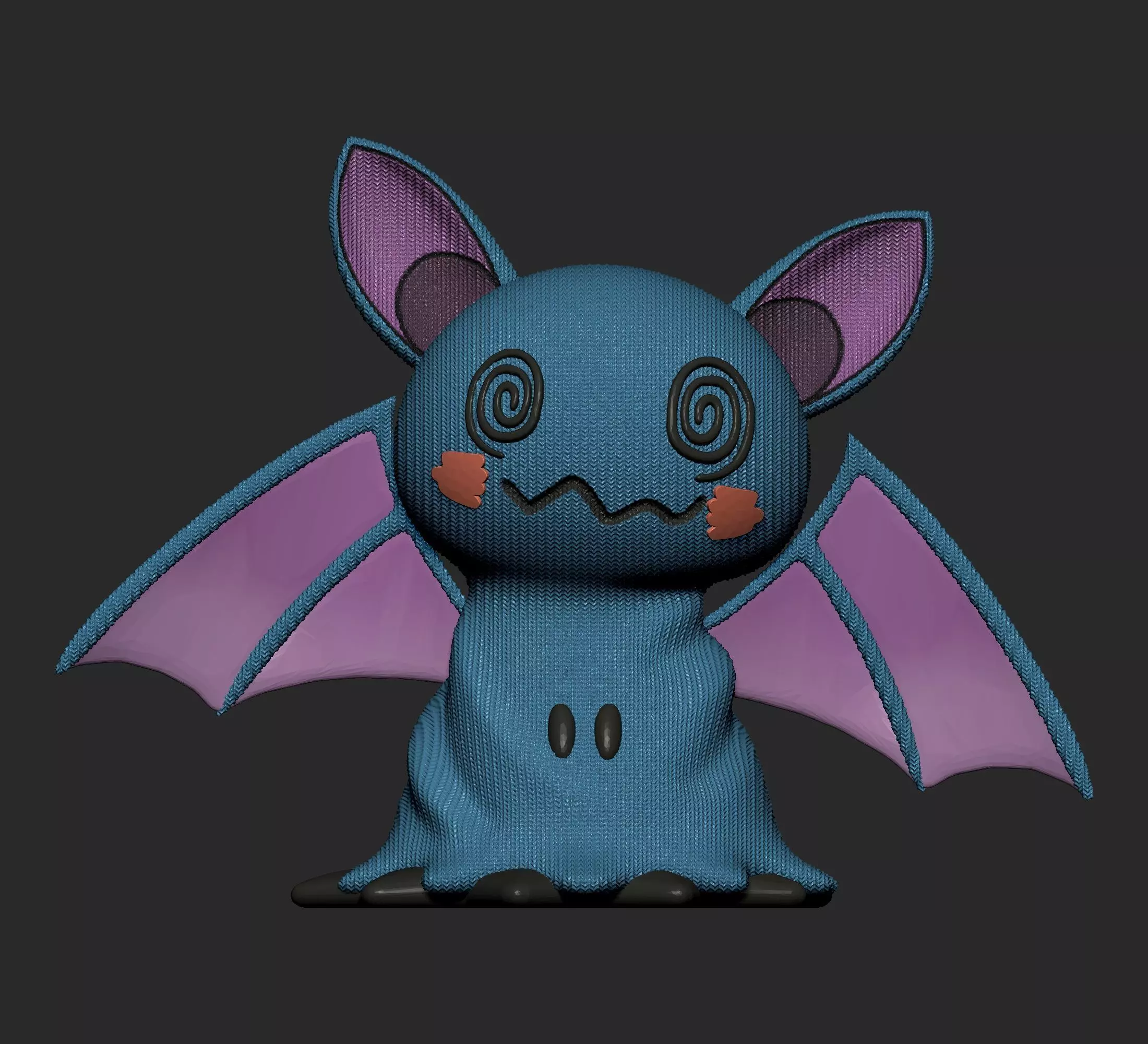 Pokemon - Mimikyu Zubat Golbat and Crobat 3D print model_12