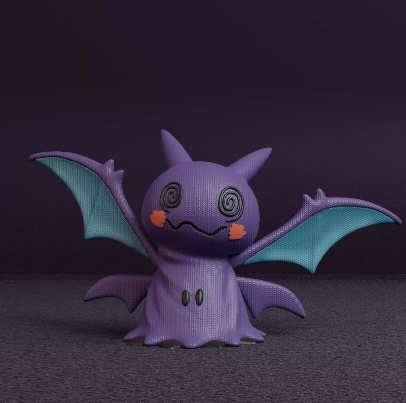 Pokemon - Mimikyu Zubat Golbat and Crobat 3D print model_1