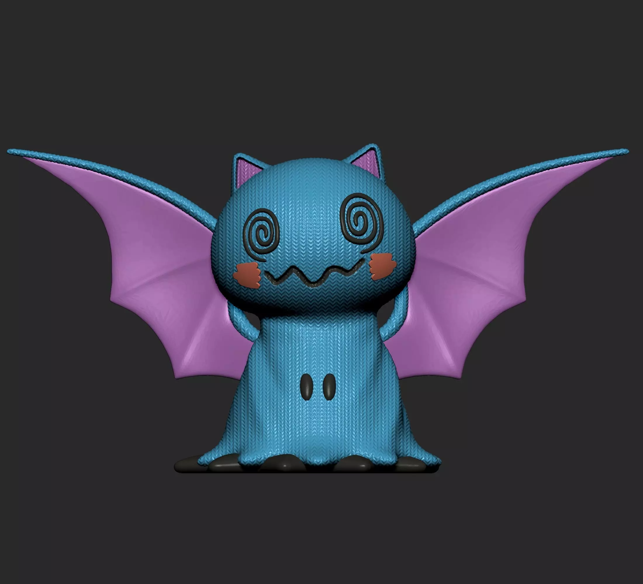 Pokemon - Mimikyu Zubat Golbat and Crobat 3D print model_7