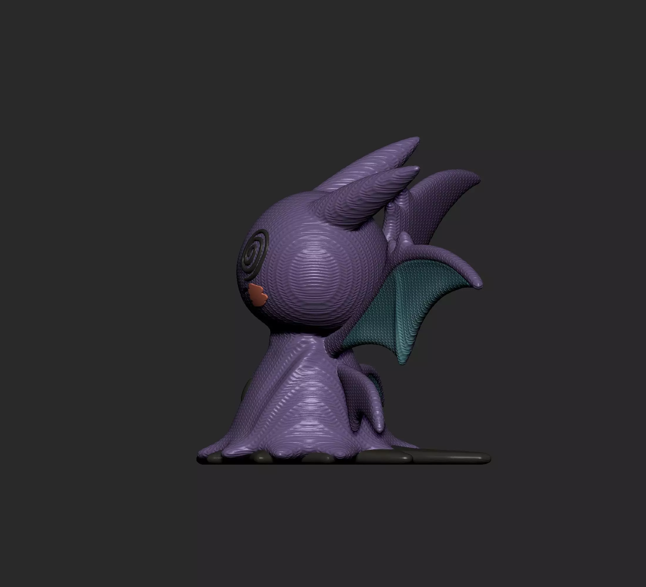 Pokemon - Mimikyu Zubat Golbat and Crobat 3D print model_5