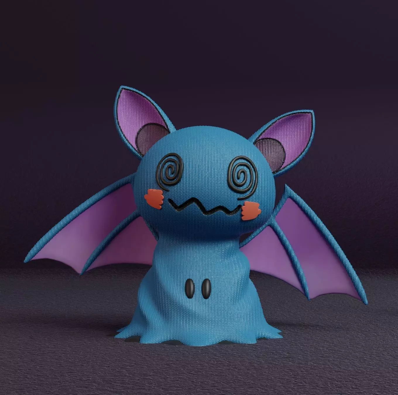 Pokemon - Mimikyu Zubat Golbat and Crobat 3D print model_11