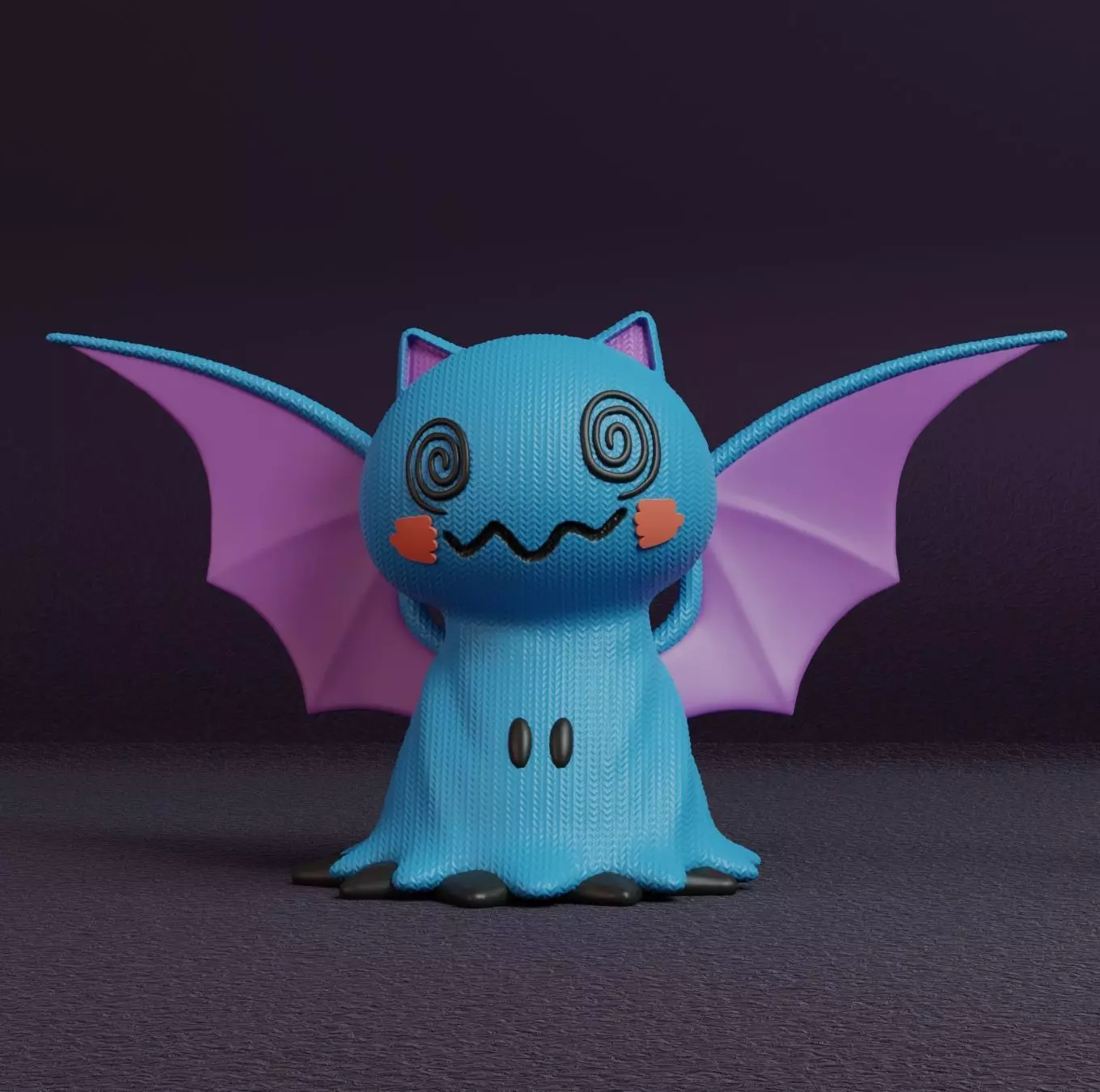 Pokemon - Mimikyu Zubat Golbat and Crobat 3D print model_6