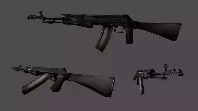 Abakan AN94 LowPoly