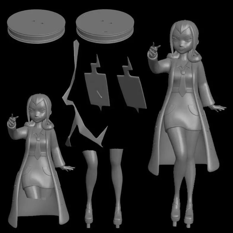 melia mere pokemon z a 3D print model_2