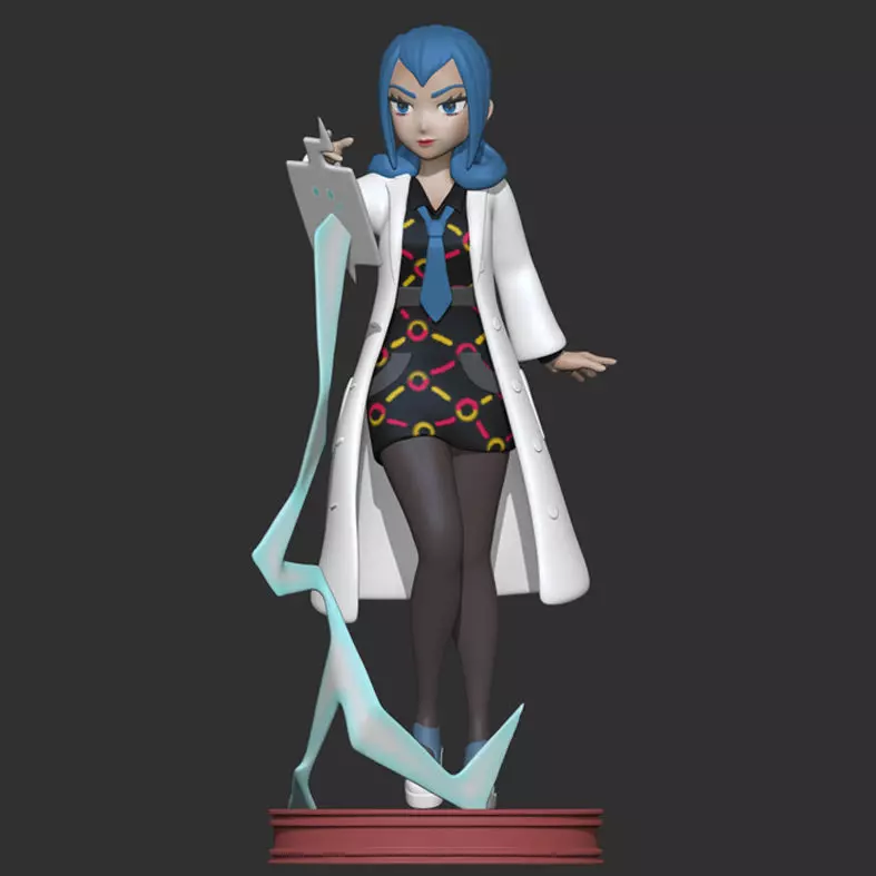 melia mere pokemon z a 3D print model_0