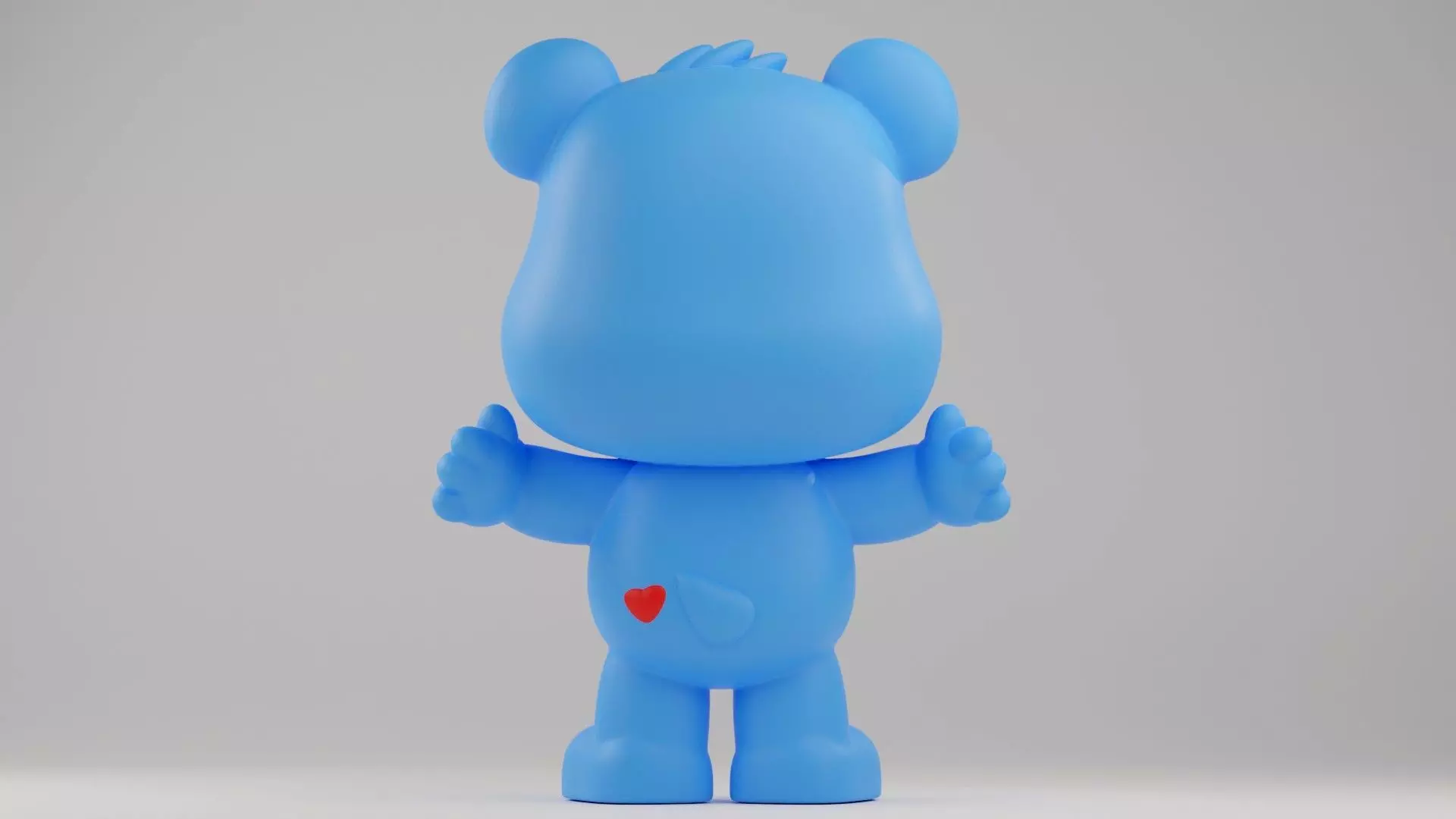 Champ Bear Funko Pop from care bear franchise 3D print model_9
