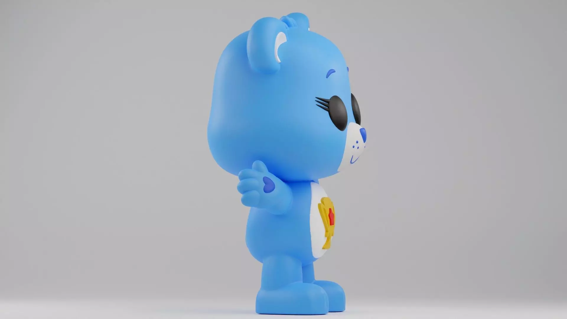Champ Bear Funko Pop from care bear franchise 3D print model_13