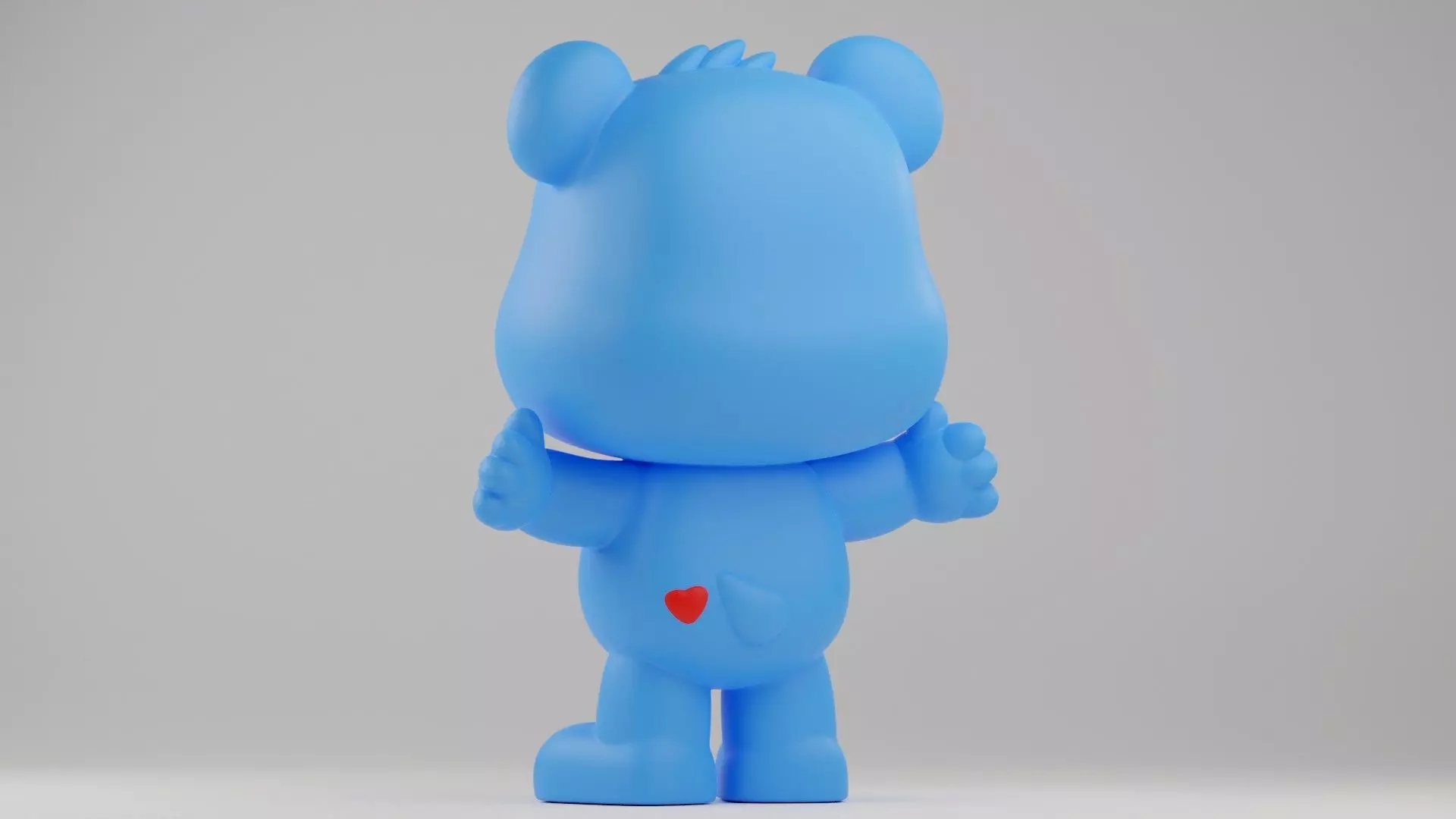 Champ Bear Funko Pop from care bear franchise 3D print model_8