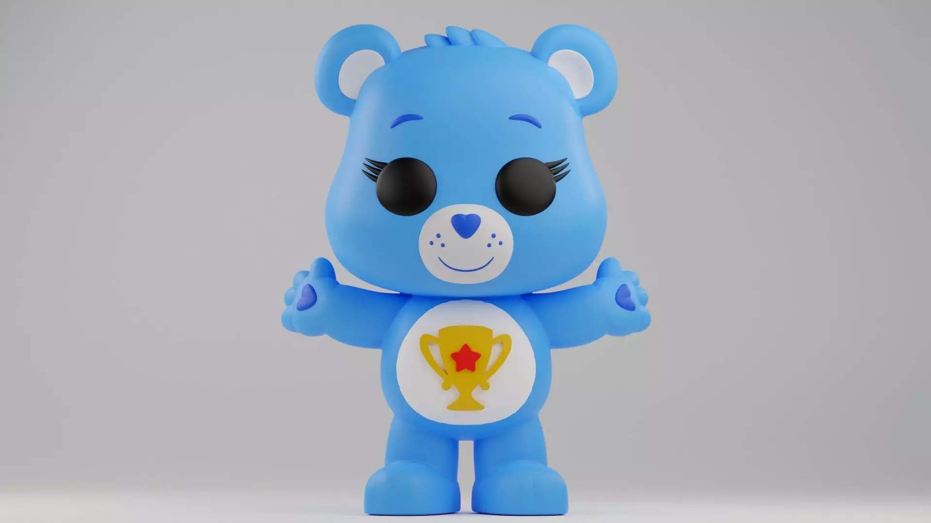 Champ Bear Funko Pop from care bear franchise 3D print model_0