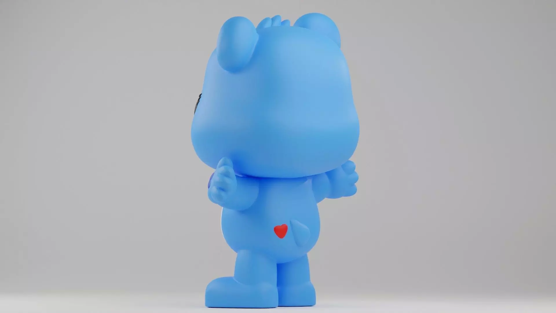 Champ Bear Funko Pop from care bear franchise 3D print model_7