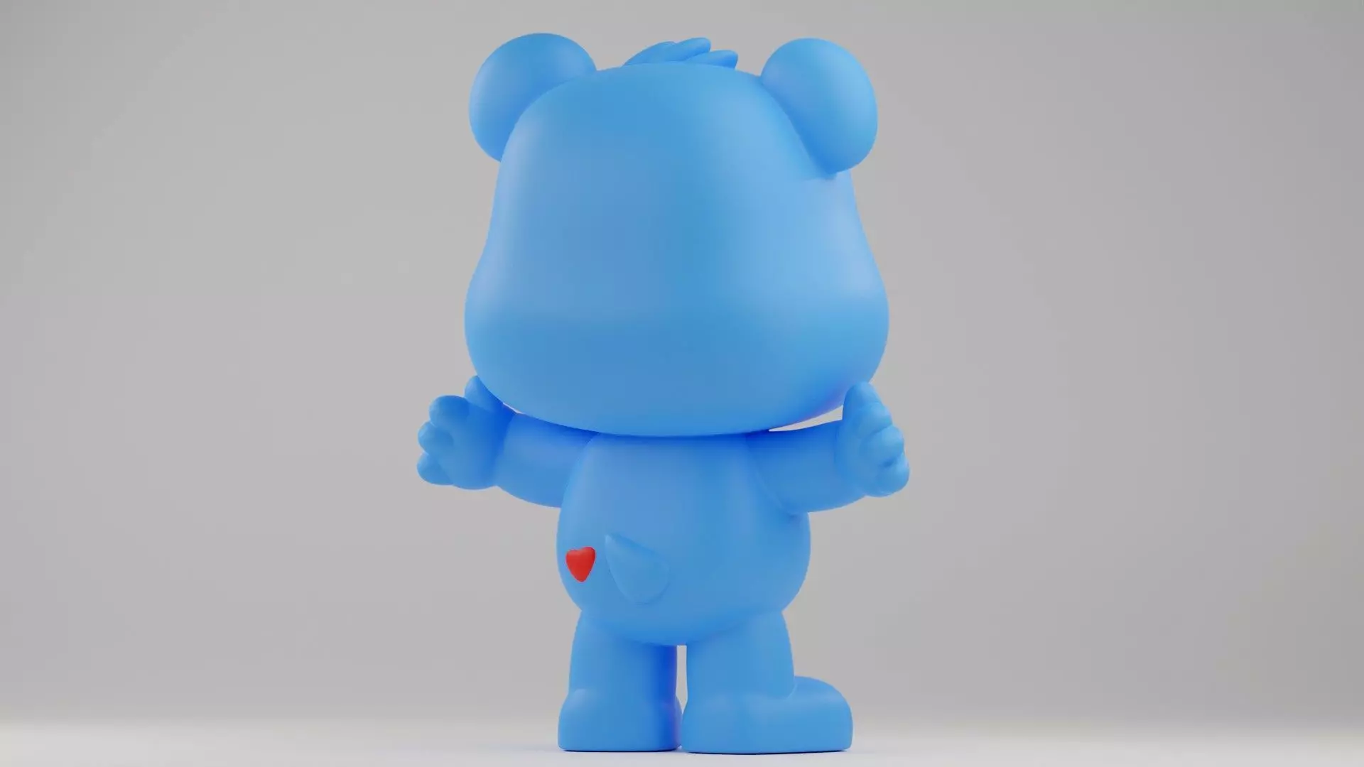 Champ Bear Funko Pop from care bear franchise 3D print model_10