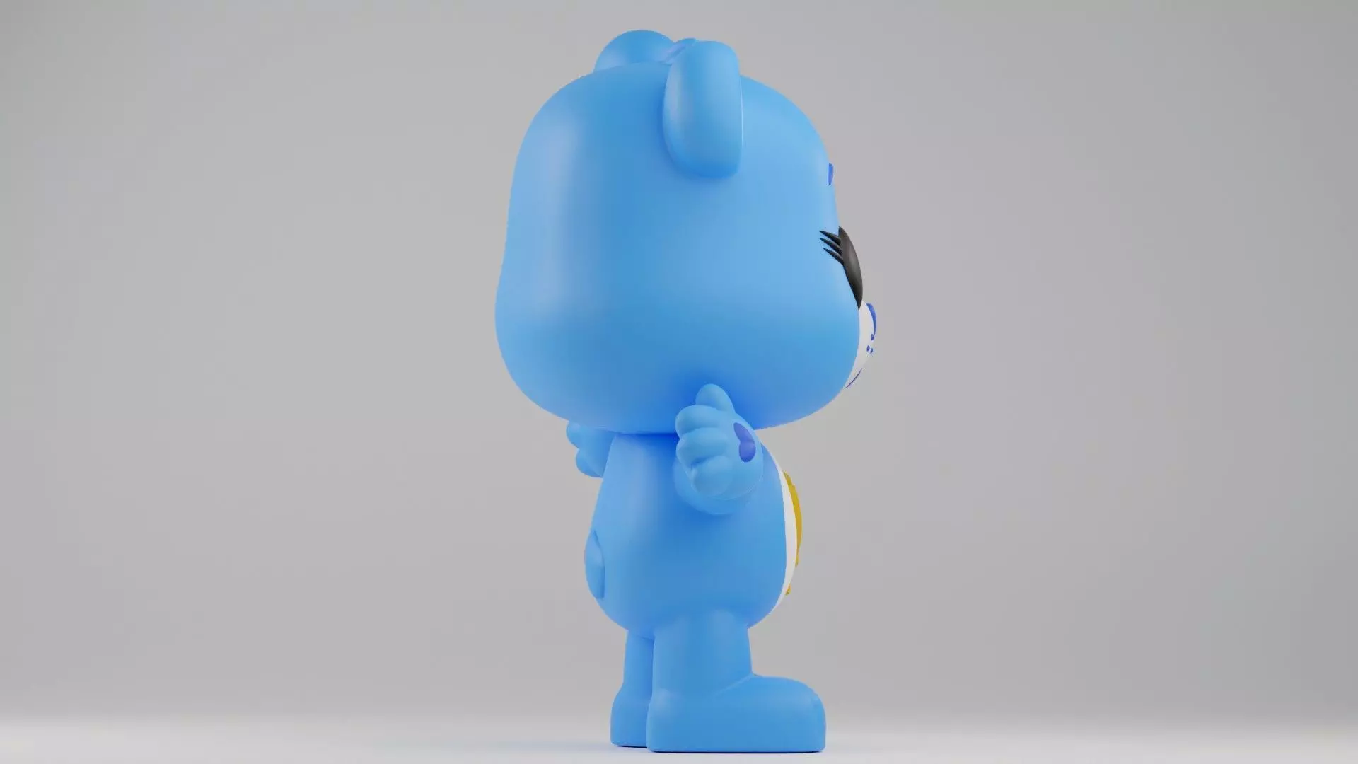 Champ Bear Funko Pop from care bear franchise 3D print model_12