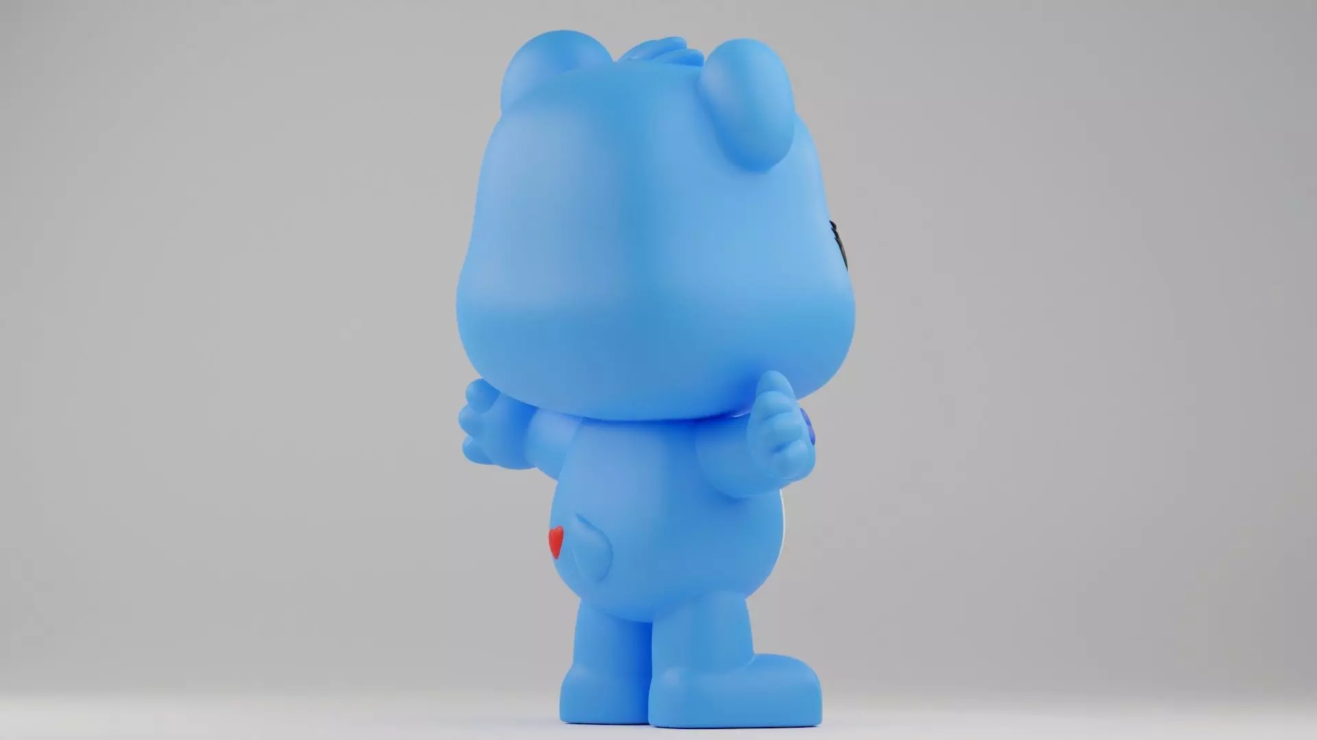 Champ Bear Funko Pop from care bear franchise 3D print model_11