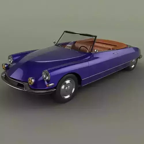 Citroen DS 19 Cabriolet 3D model
