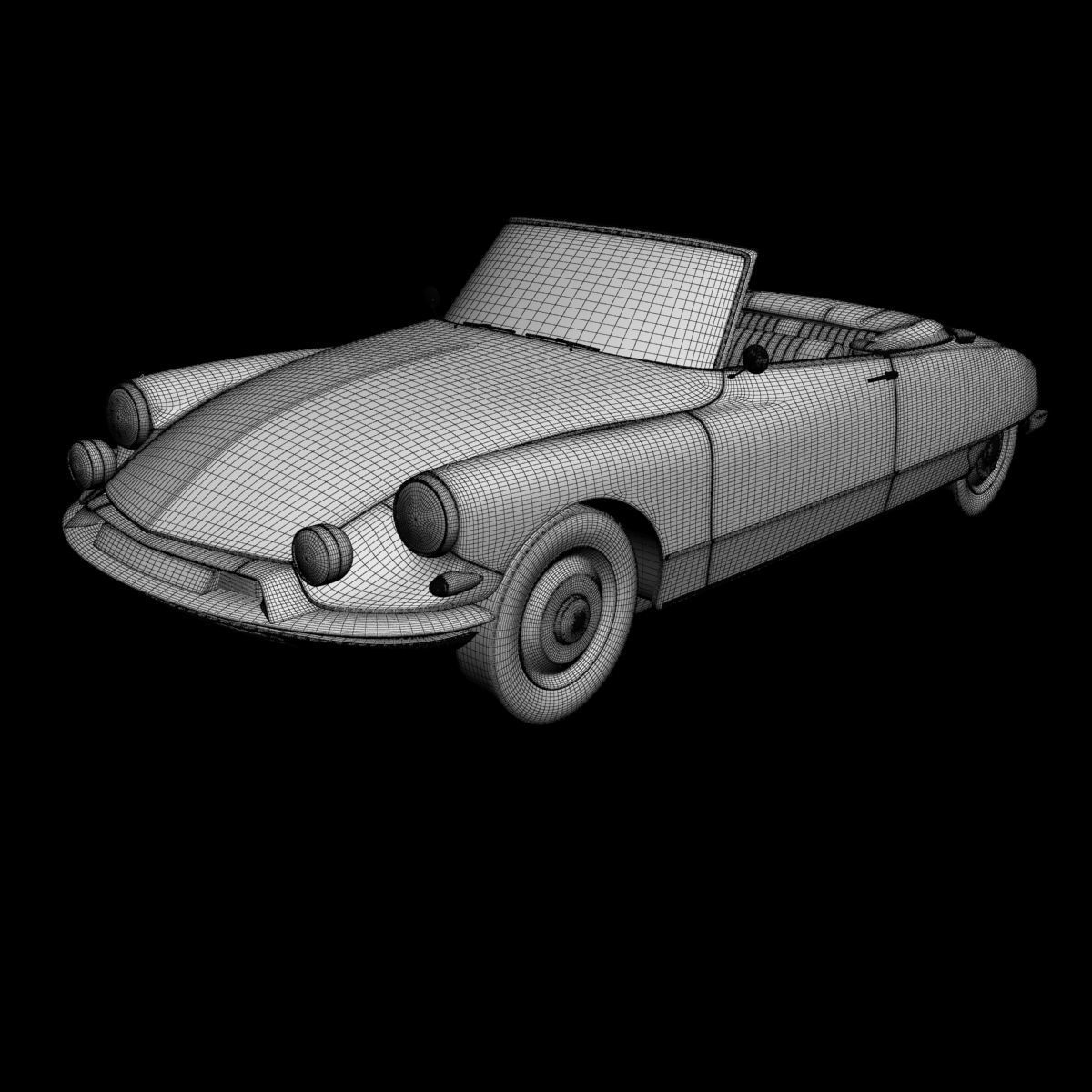 Citroen DS 19 Cabriolet 3D model_14