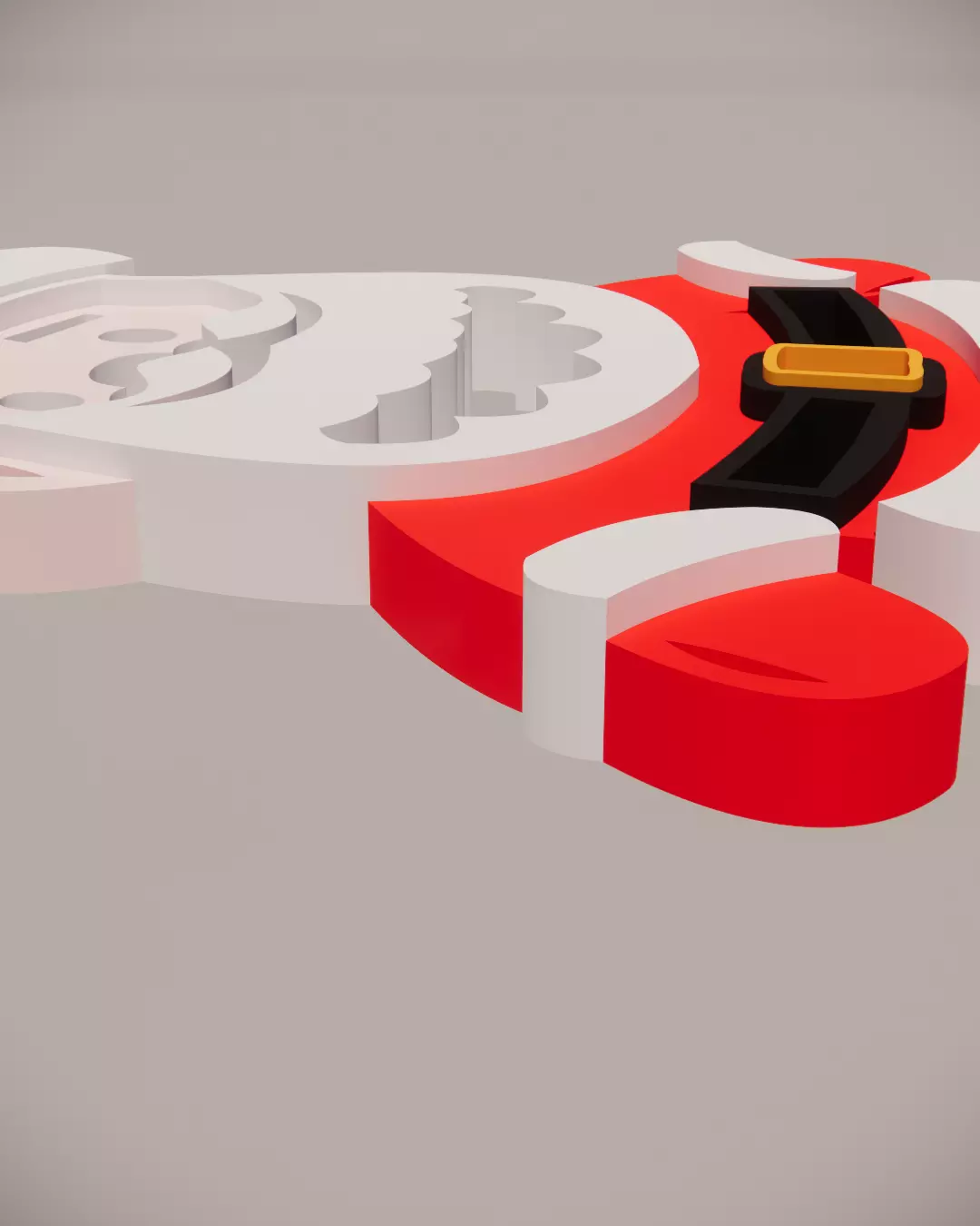 Santa Klaus Customized Decoration for Christmas  3D print model_5