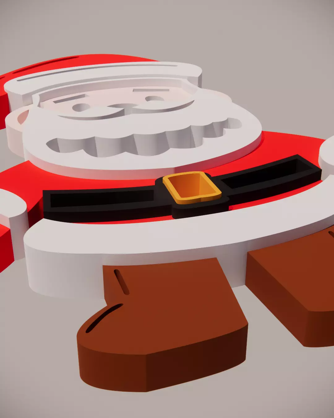 Santa Klaus Customized Decoration for Christmas  3D print model_4