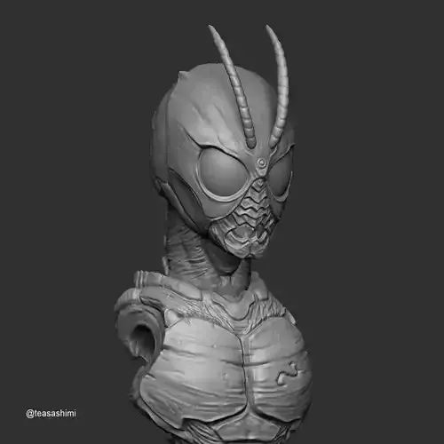 Kamen Rider Black Sun Bust