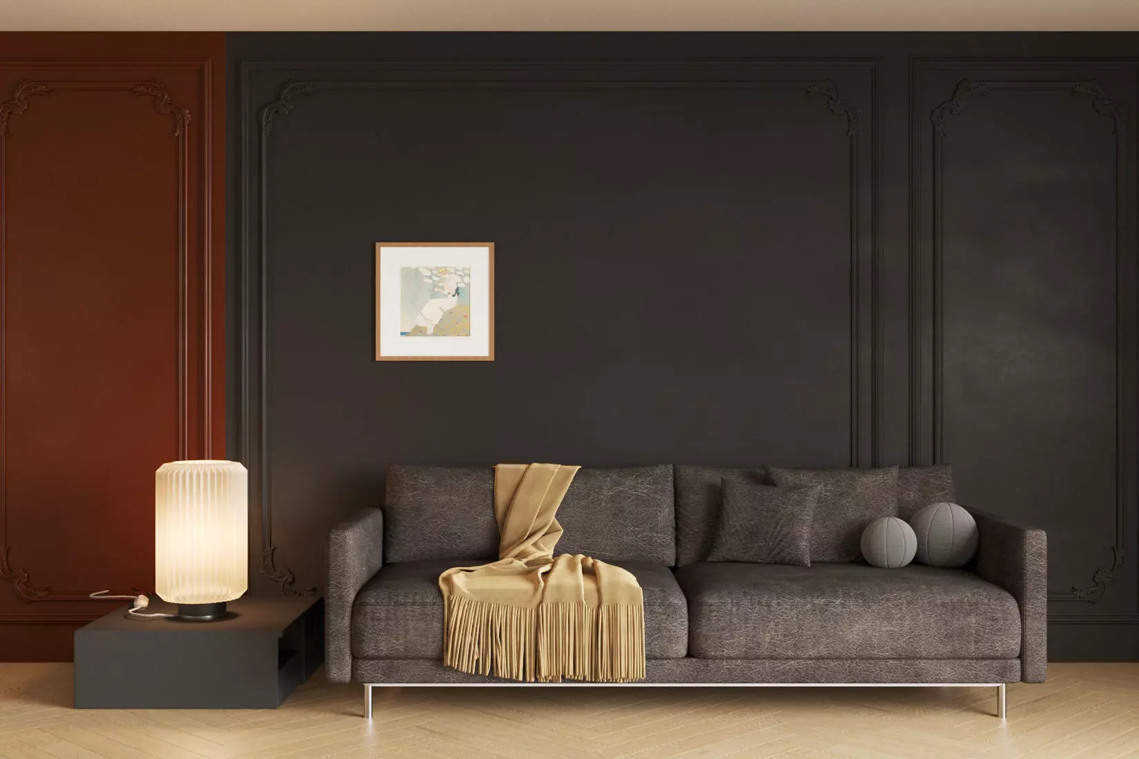 Two seater sofa 3D model