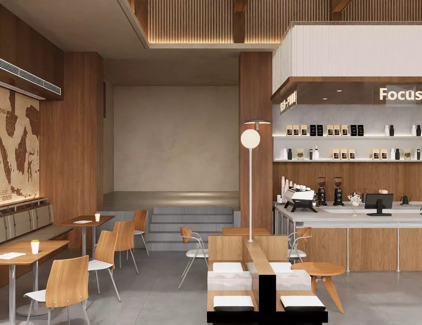 coffee shop 3D model_5