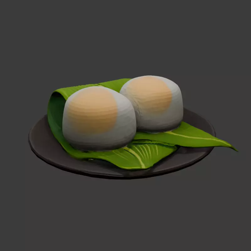 Manjuu 3D model_1