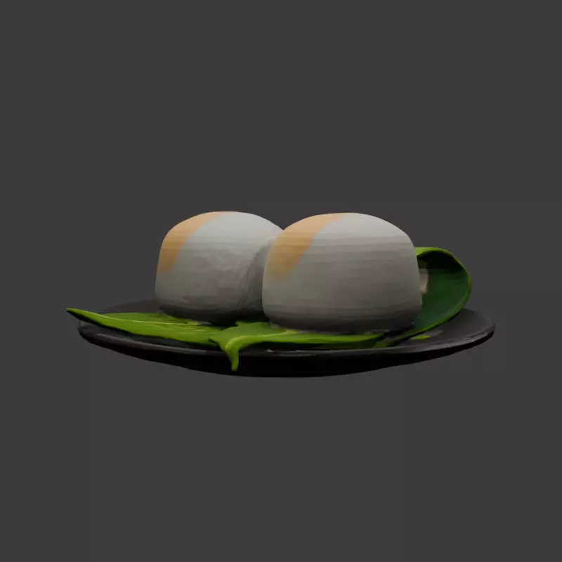 Manjuu 3D model_2
