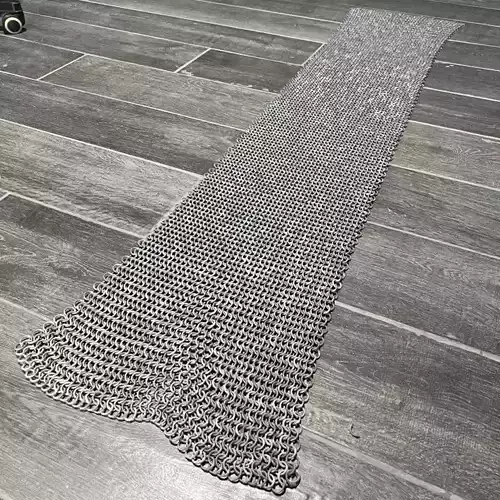 Chainmail XL v2 The Largest 3D-Printed Chainmail Ever 170cm long