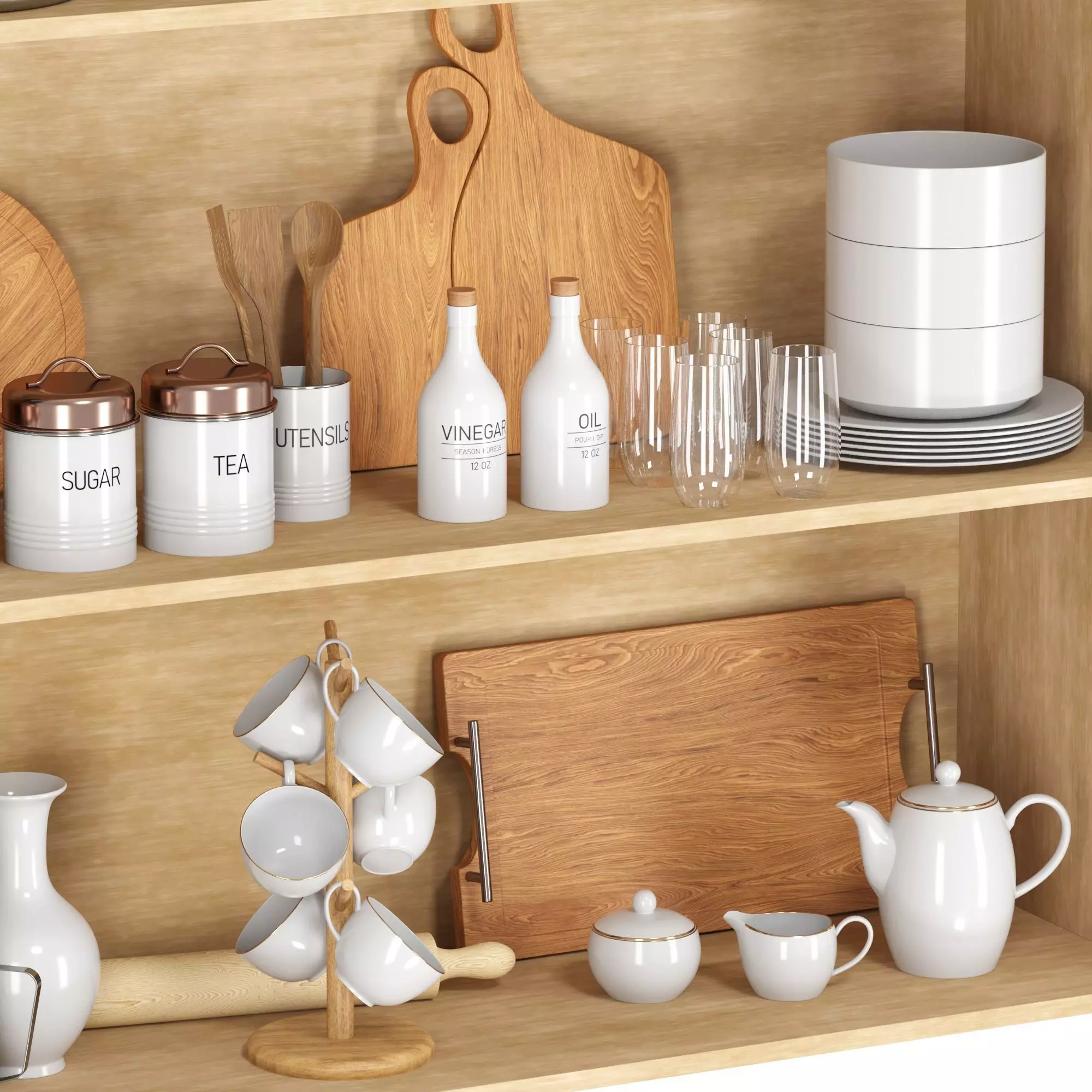 Kitchenware set 02 3D model_3