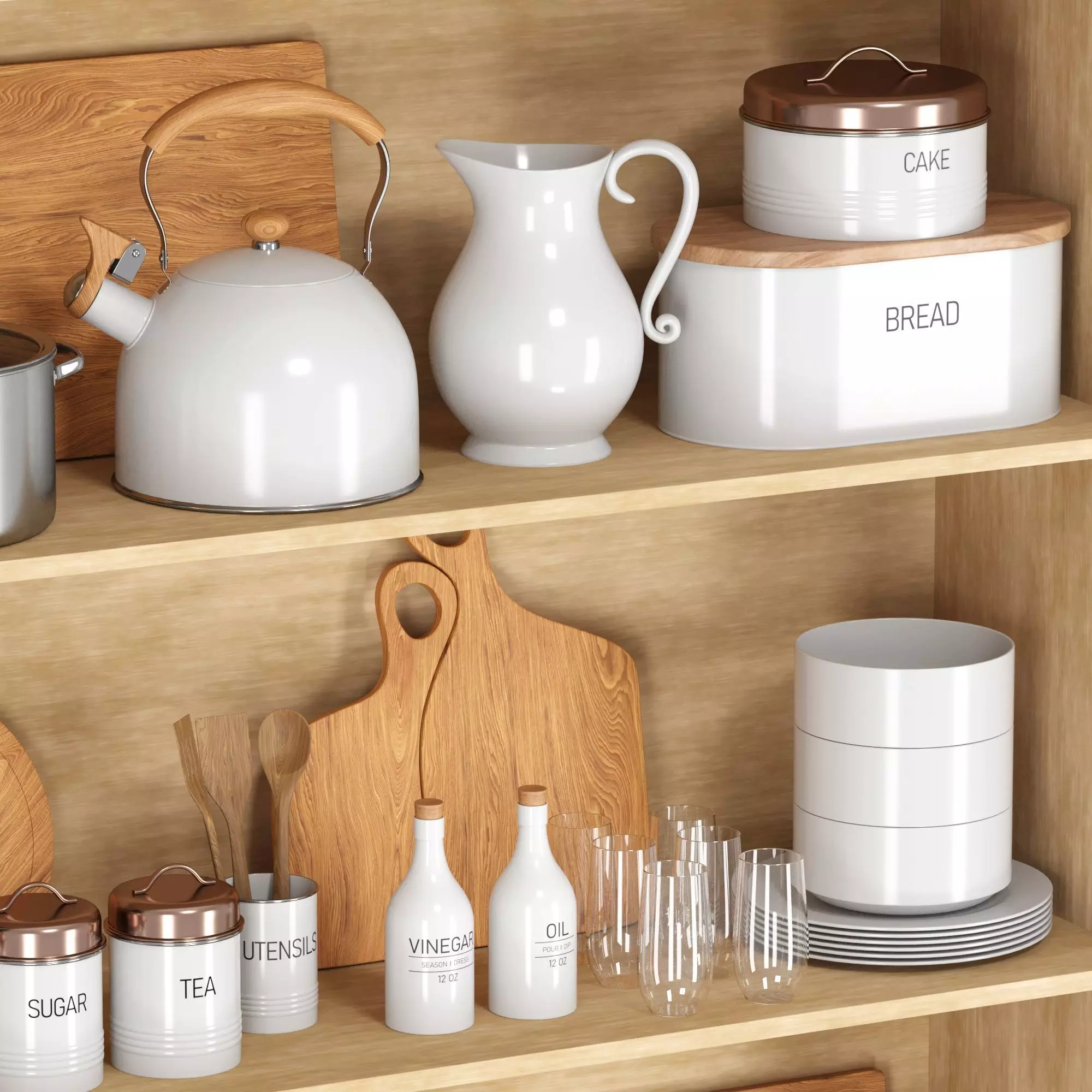 Kitchenware set 02 3D model_4