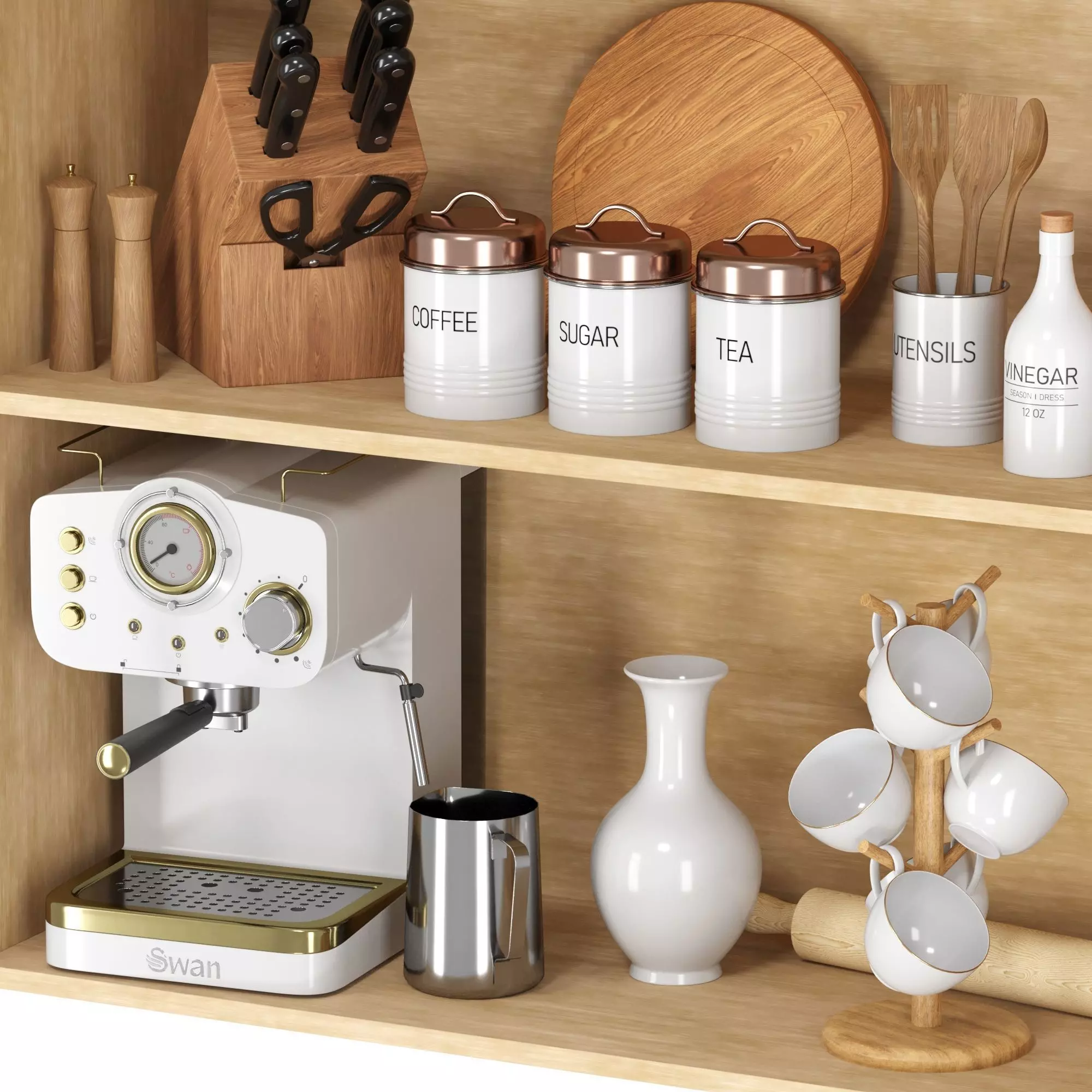 Kitchenware set 02 3D model_2