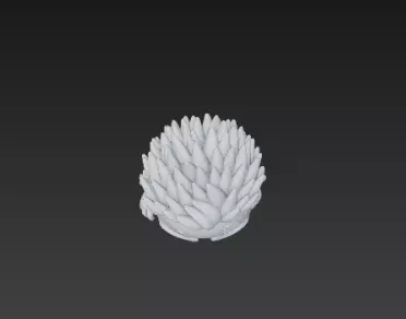 Gray Zombie 3D Model Realistic Halloween Horror Character 3D print model_16