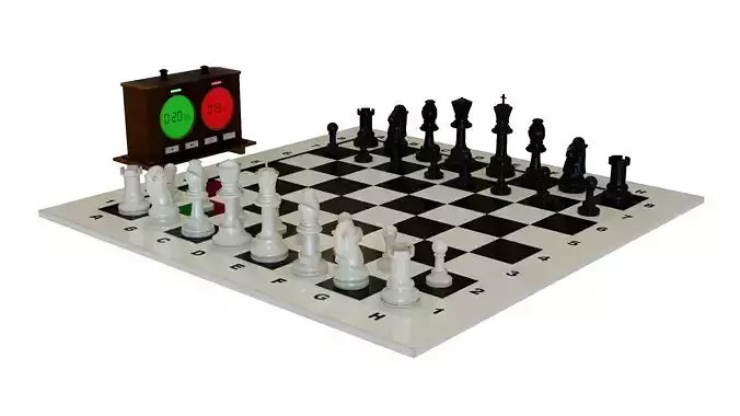 High Res Chess Set PLASTIC
